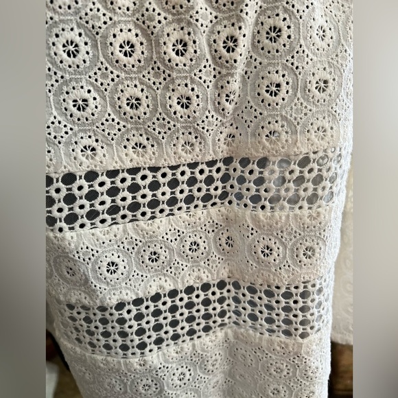 Rebecca Minkoff Coronado Off-the-Shoulder Eyelet Top - Picture 8 of 9